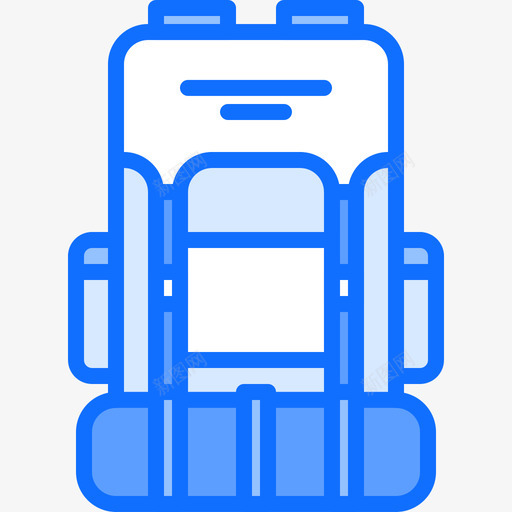 背包户外21蓝色svg_新图网 https://ixintu.com 背包 户外 蓝色