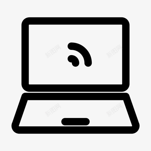 笔记本信号电脑连接svg_新图网 https://ixintu.com 笔记本 信号 电脑 连接 技术 商业 营销