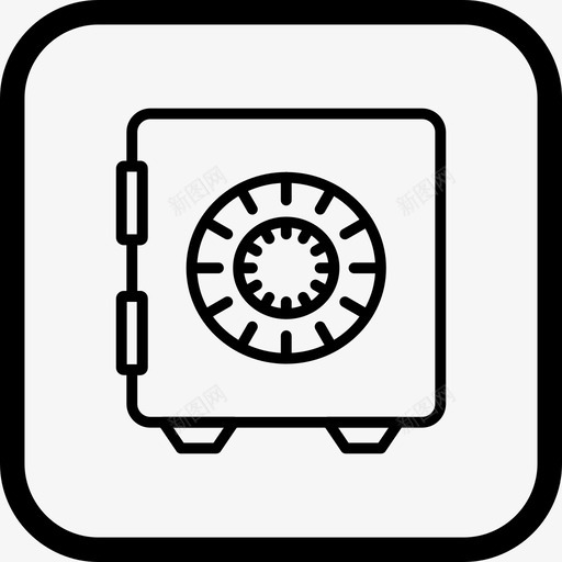 金库银行金库储物柜svg_新图网 https://ixintu.com 金库 银行 储物柜 保险箱 电子商务