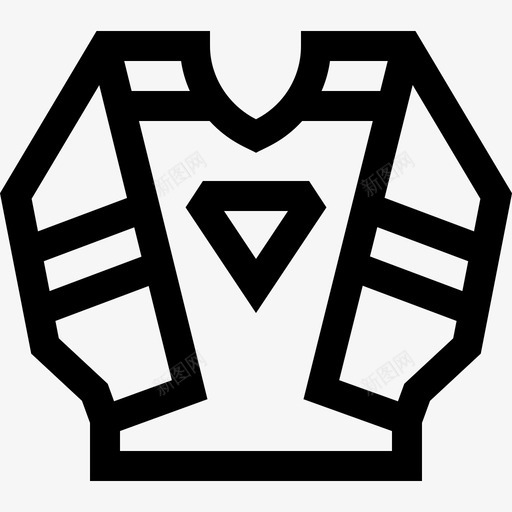服装曲棍球49直纹svg_新图网 https://ixintu.com 服装 曲棍球 直纹