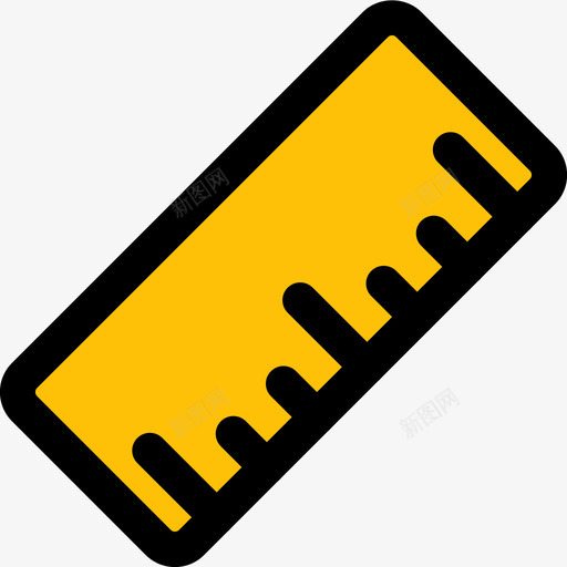 直尺办公用品3线颜色svg_新图网 https://ixintu.com 直尺 办公用品 颜色