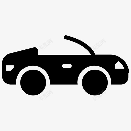 跑车汽车敞篷车svg_新图网 https://ixintu.com 跑车 敞篷车 汽车 运输 实体 矢量 矢量图 图标