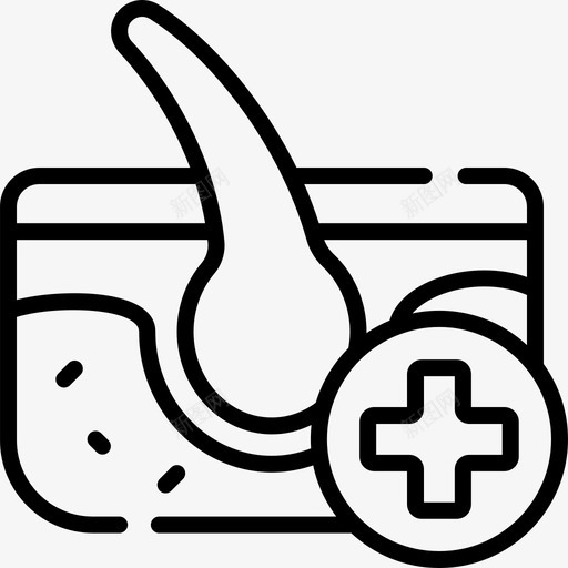 皮肤科医疗服务16线性svg_新图网 https://ixintu.com 皮肤科 医疗服务 线性