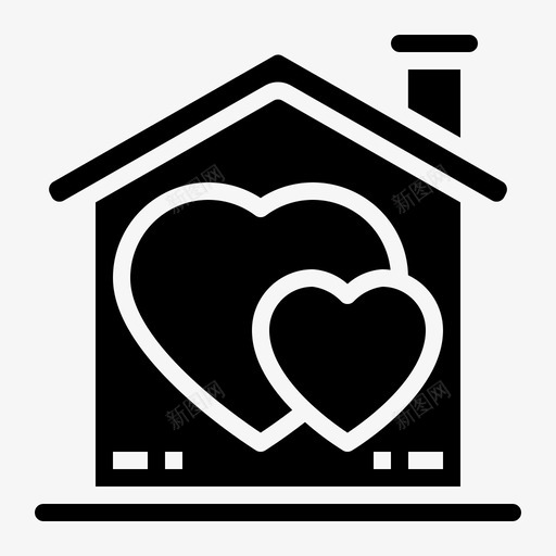 心兴奋快乐svg_新图网 https://ixintu.com 兴奋 快乐 房子 子人 在一起 家里 踏实