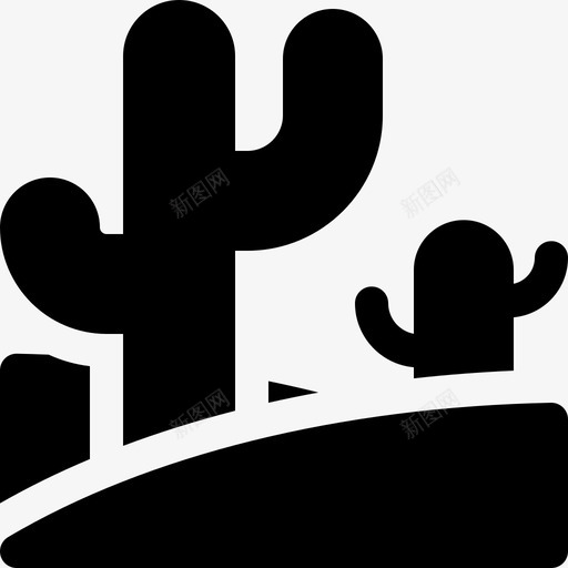 沙漠景观89填充svg_新图网 https://ixintu.com 沙漠 景观 填充