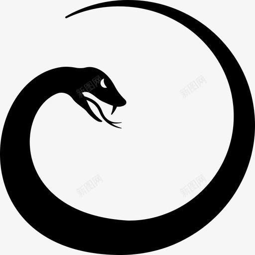 蛇动物动物园svg_新图网 https://ixintu.com 动物 动物园