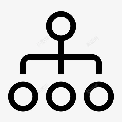 组织结构图svg_新图网 https://ixintu.com 组织 组织结构 结构图