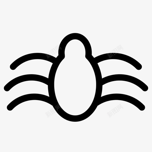 蜘蛛动物虫子svg_新图网 https://ixintu.com 蜘蛛 动物 虫子 昆虫 害虫 日常 图标