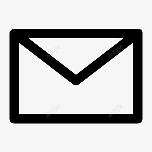 杂项电子邮件信封svg_新图网 https://ixintu.com 杂项 电子邮件 信封 信件 消息 大纲