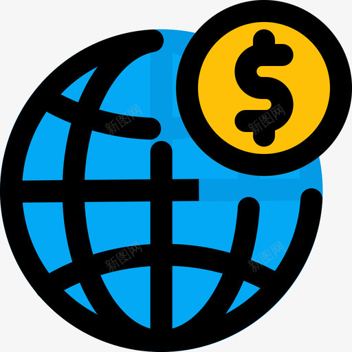 国际商务项目4线性颜色svg_新图网 https://ixintu.com 国际商务 项目 线性 颜色