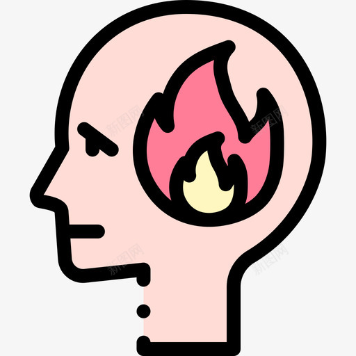 激情心理健康9线条色彩svg_新图网 https://ixintu.com 激情 心理健康 线条 色彩