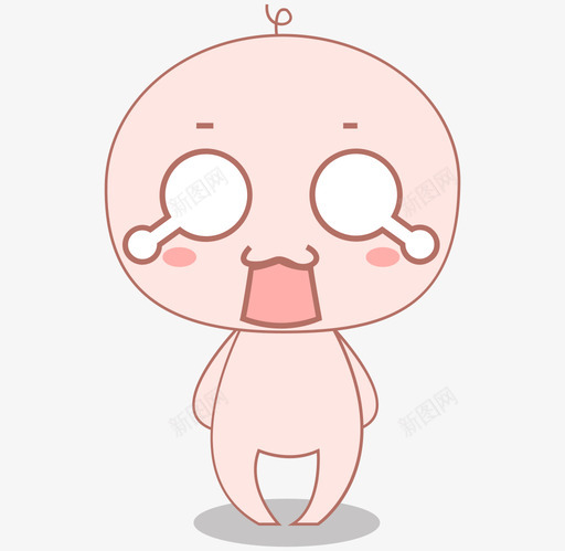 吃惊的豆丁svg_新图网 https://ixintu.com 吃惊 豆丁 填充 多色 可爱 表情