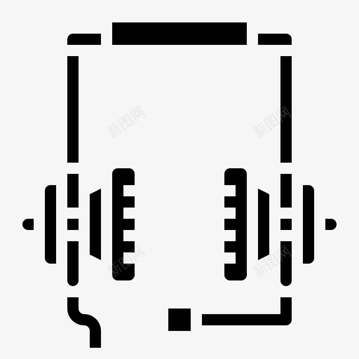 耳机音频电子svg_新图网 https://ixintu.com 耳机 音频 电子 音响 电脑 设备