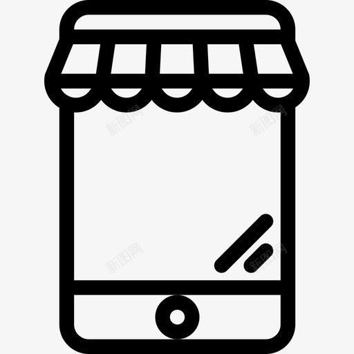 商店应用程序互联网在线svg_新图网 https://ixintu.com 商店 应用程序 互联网 在线购物