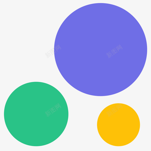 fsux图表气泡图svg_新图网 https://ixintu.com 图表 气泡 填充 扁平 多色 商务 精美 简约
