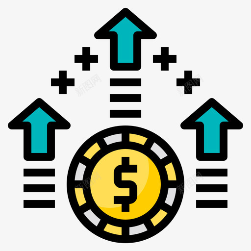 优点在线商务2直系颜色svg_新图网 https://ixintu.com 优点 在线 商务 直系 颜色