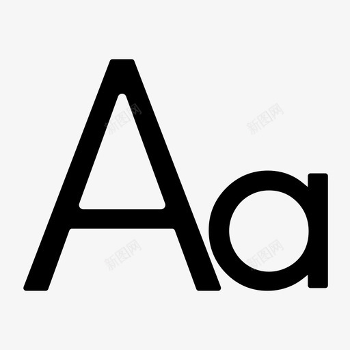 字asvg_新图网 https://ixintu.com 线性 扁平 单色 简约 商务