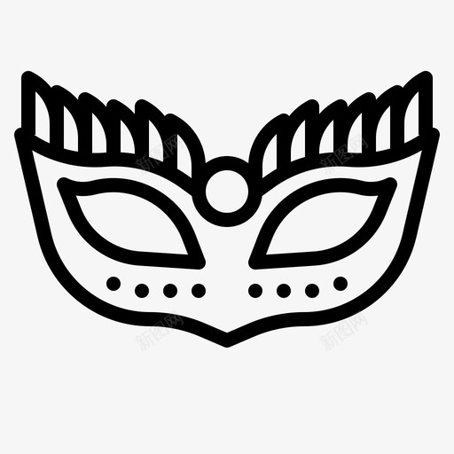 派对面具面部道具派对道具svg_新图网 https://ixintu.com 派对 道具 面具 面部 胡子 活动 大纲