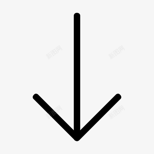 箭头1下svg_新图网 https://ixintu.com 箭头