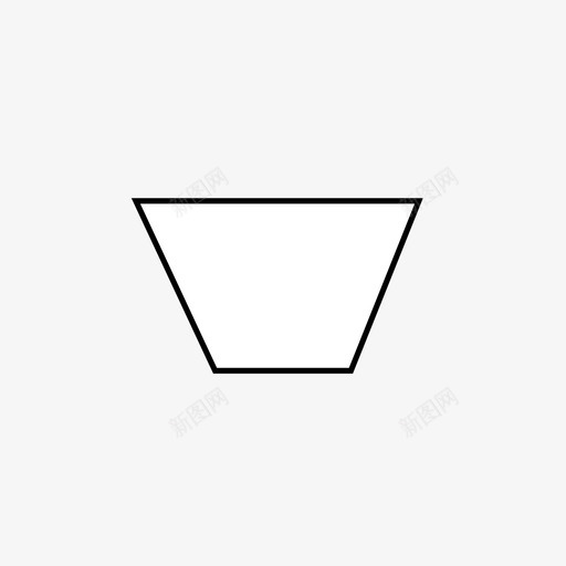 倒梯形1svg_新图网 https://ixintu.com 梯形