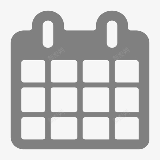 16px日期选择器808080svg_新图网 https://ixintu.com 日期 选择器