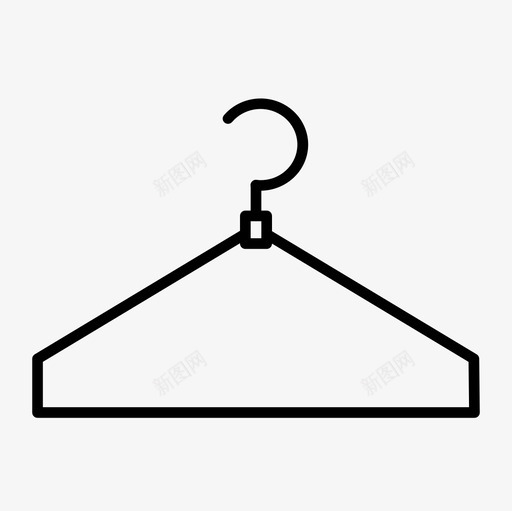衣架洗衣工具svg_新图网 https://ixintu.com 衣架 洗衣 洗衣工 工具