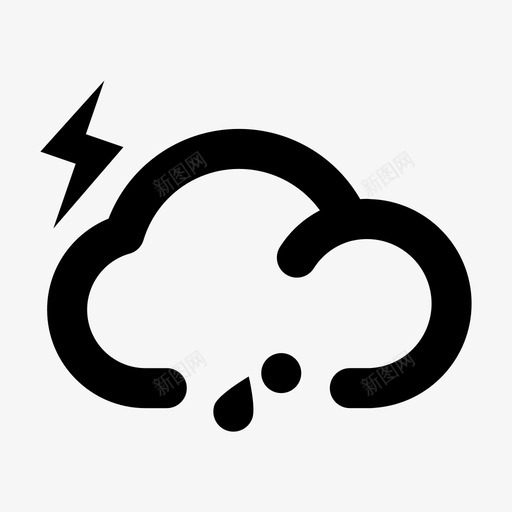天气雷阵雨伴有冰雹svg_新图网 https://ixintu.com 天气 雷阵雨 伴有 冰雹