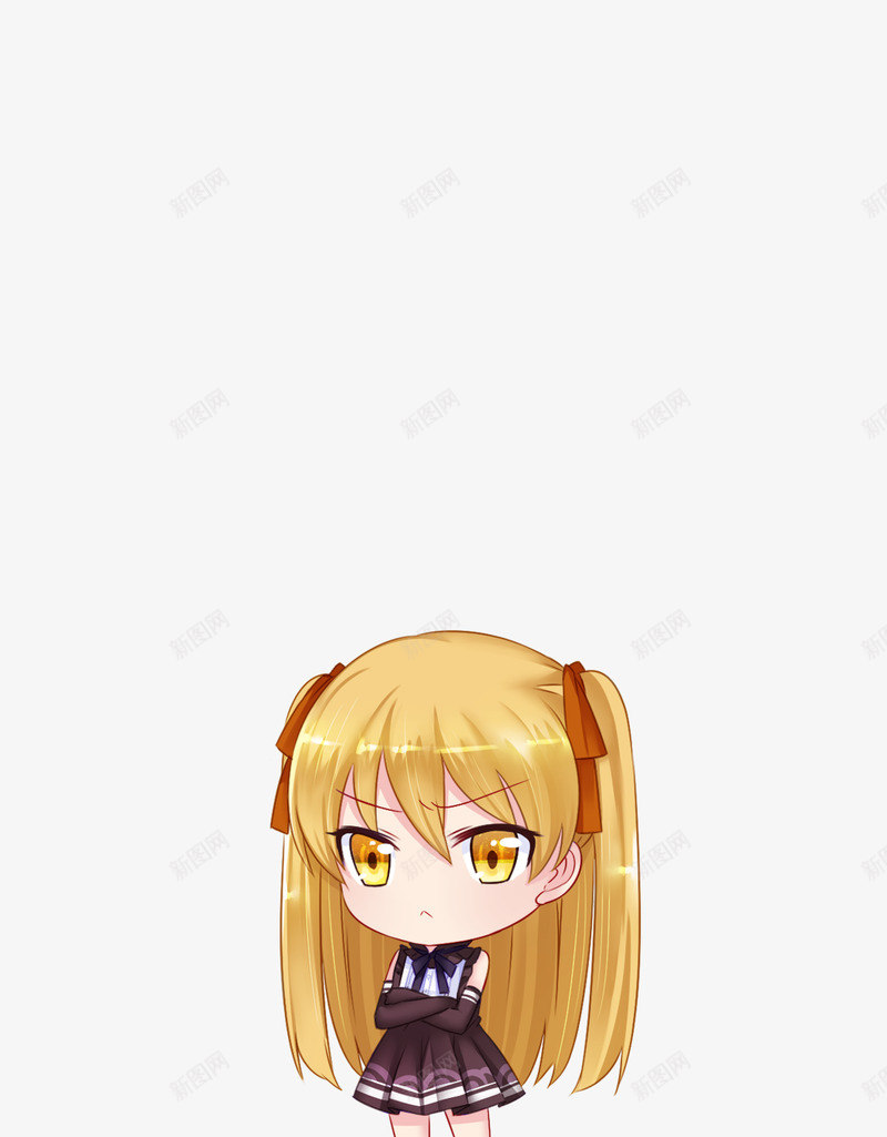 女q版愤怒png免抠素材_新图网 https://ixintu.com 女版 愤怒