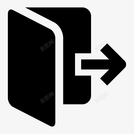 安全门箭头svg_新图网 https://ixintu.com 安全 箭头
