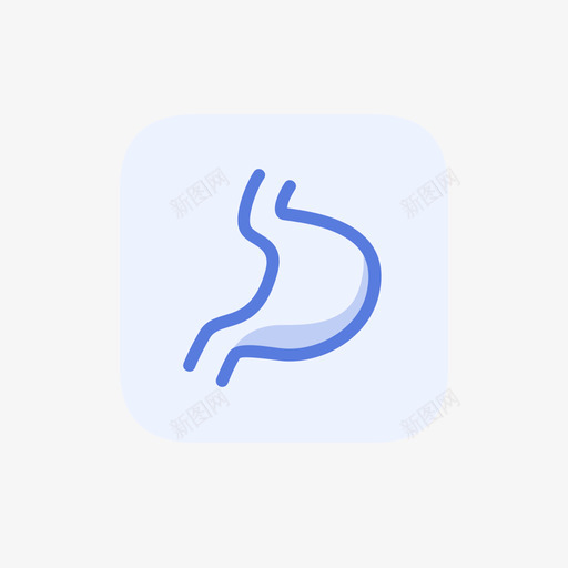 肠胃消化svg_新图网 https://ixintu.com 消化 消化道 肠胃
