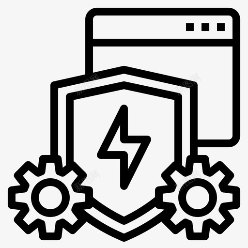 防病毒软件加密线性svg_新图网 https://ixintu.com 防病毒 软件加密 线性