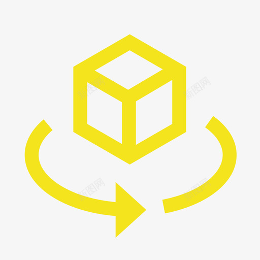 3D环物svg_新图网 https://ixintu.com 环物 填充 线性
