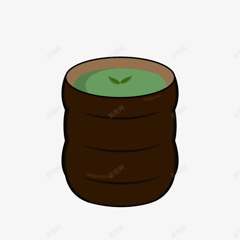 日式杯装抹茶饮料png免抠素材_新图网 https://ixintu.com 日式 杯装 茶饮料