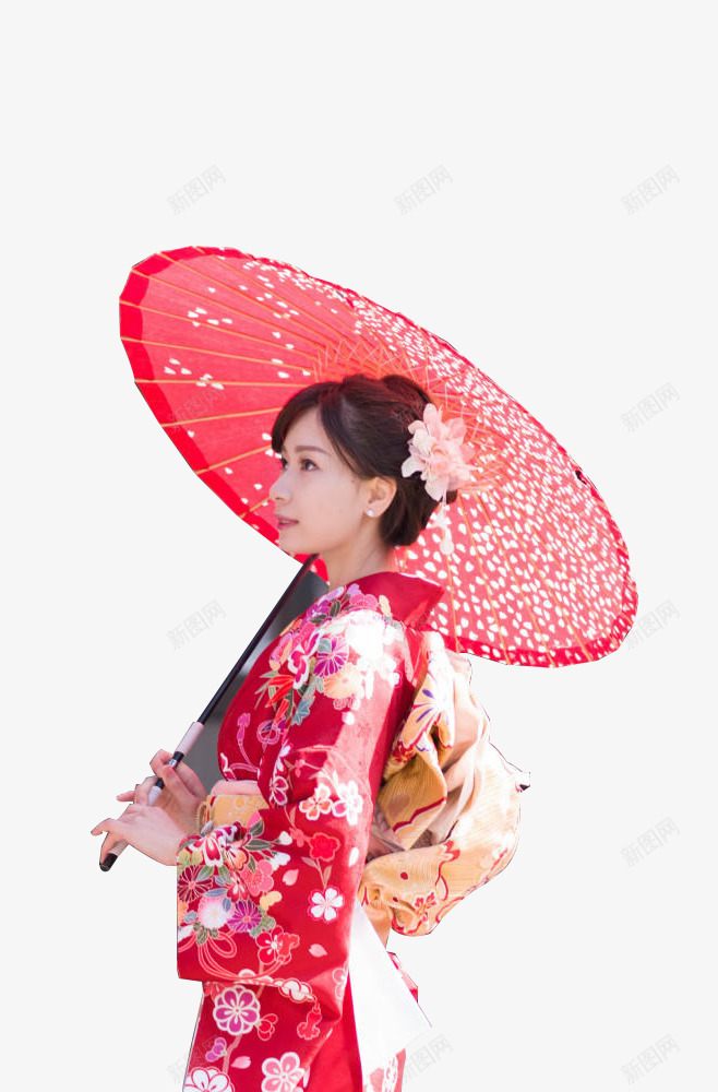 日本和服少女png免抠素材_新图网 https://ixintu.com 日本 和服 少女