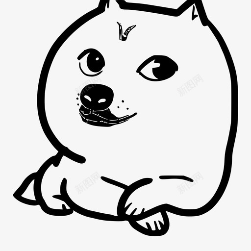 秋田犬svg_新图网 https://ixintu.com 秋田