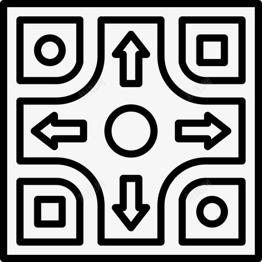 游戏25号街机直线型svg_新图网 https://ixintu.com 游戏 街机 直线 线型