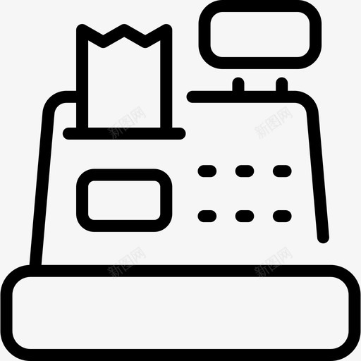 收银机电子商务239直系svg_新图网 https://ixintu.com 收银机 电子商务 直系