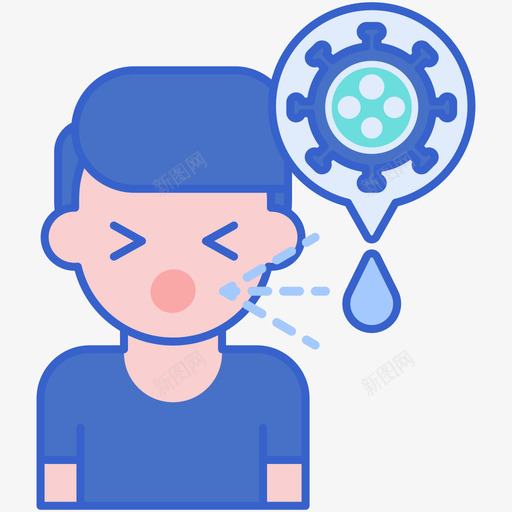 Covid19疫苗和疫苗接种2线性颜色svg_新图网 https://ixintu.com 疫苗 接种 线性 颜色