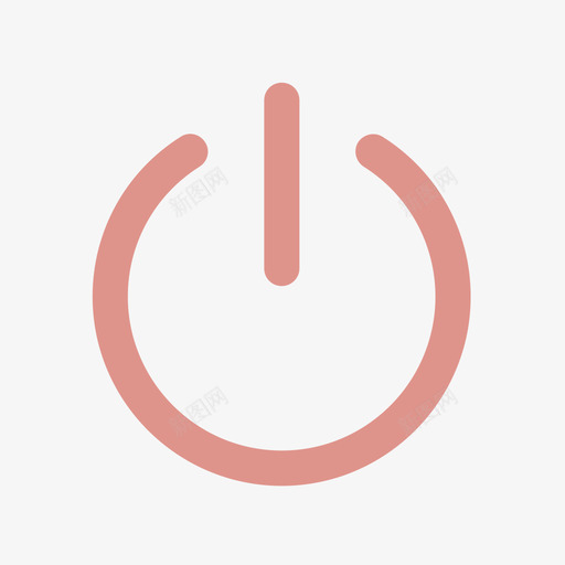 poweroffsvg_新图网 https://ixintu.com 线性 简约