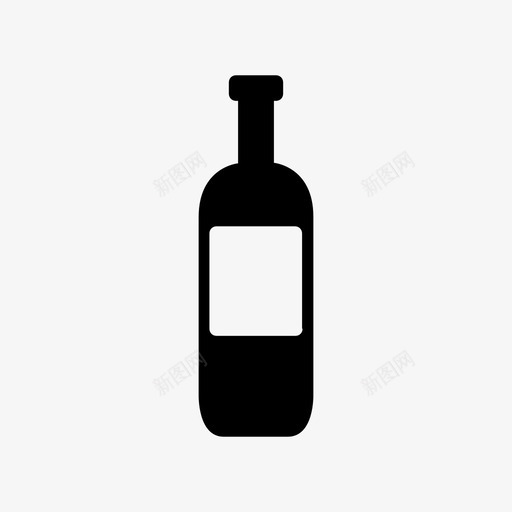 起泡酒瓶子饮料svg_新图网 https://ixintu.com 起泡 酒瓶子 饮料 液体 派对