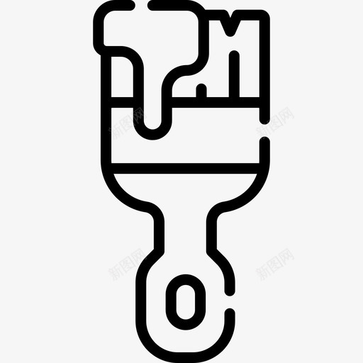 画笔平面设计184线性svg_新图网 https://ixintu.com 画笔 平面设计 线性