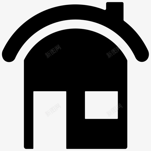 房子家主页svg_新图网 https://ixintu.com 房子家 主页 小屋 财产 房地产 住宅 别墅
