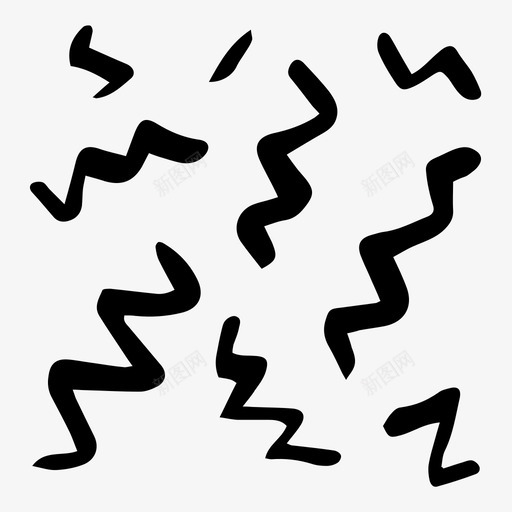 涂鸦绘画图案svg_新图网 https://ixintu.com 图案 重复 涂鸦 绘画 铅笔 形状 扭曲