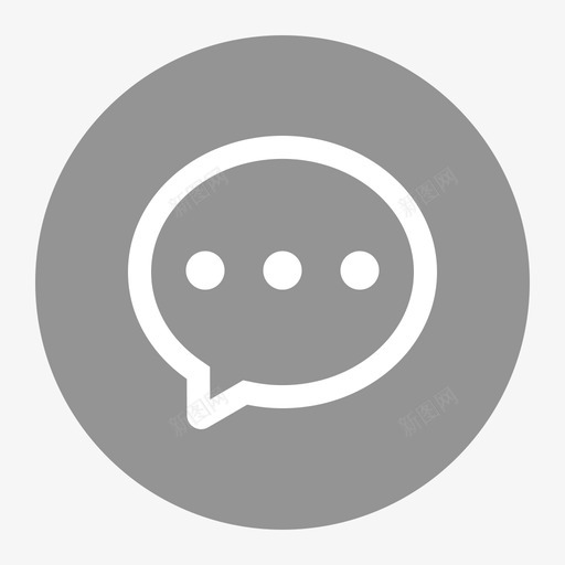 消息透明1svg_新图网 https://ixintu.com 消息 透明