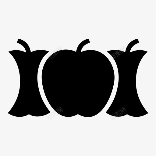 苹果剩余残留svg_新图网 https://ixintu.com 残留 苹果 剩余 重复 废料 系列 几个 一些 味道