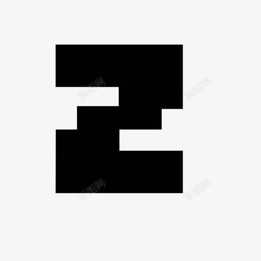 z像素字母表7x高svg_新图网 https://ixintu.com 像素 字母表