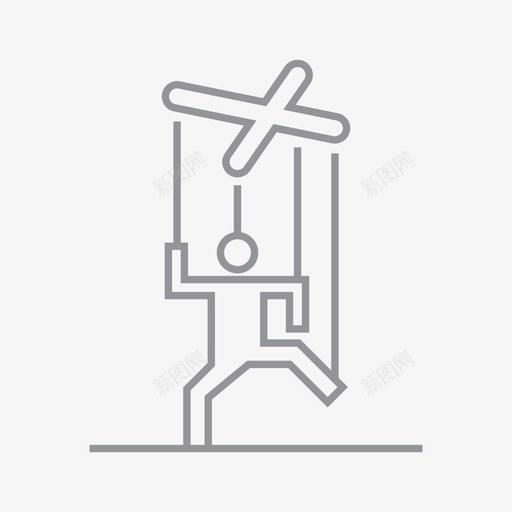 提线木偶svg_新图网 https://ixintu.com 提线木偶