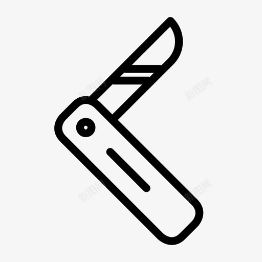 开关刀片复古城市svg_新图网 https://ixintu.com 时髦 开关 刀片 复古 城市 切片 锋利 最小 小刀 黑帮 元素