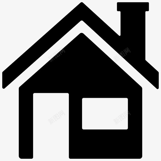 房子家主页svg_新图网 https://ixintu.com 房子家 主页 小屋 财产 房地产 住宅 棚屋 别墅