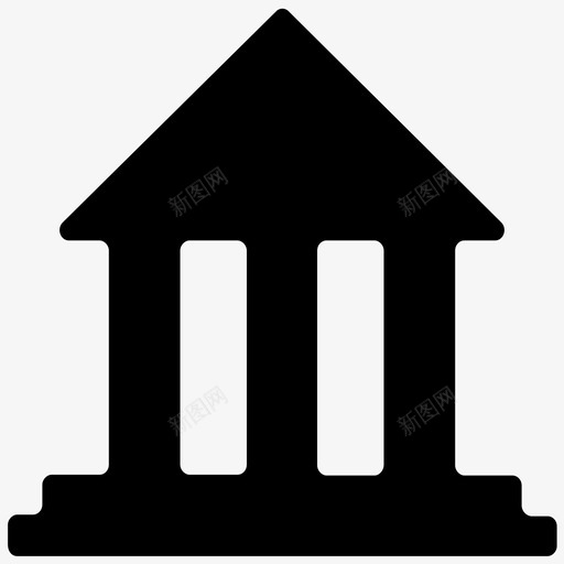 银行万神殿办公室svg_新图网 https://ixintu.com 金融 银行 万神殿 神殿 办公室 金融机构 中心 专栏局 建筑 专栏 银行业
